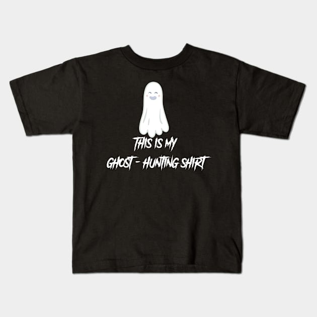 ghost hunting Kids T-Shirt by Design stars 5